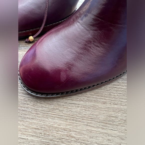 Tory Burch Basket Weave Ankle Boots - Picture 5 of 6